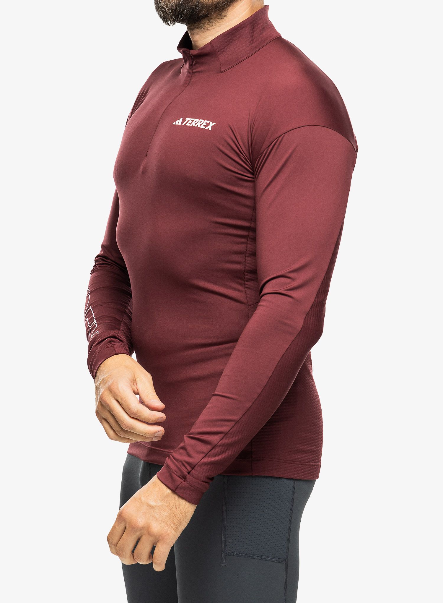 Bluza męska adidas TERREX Xperior Longsleeve - shadow red