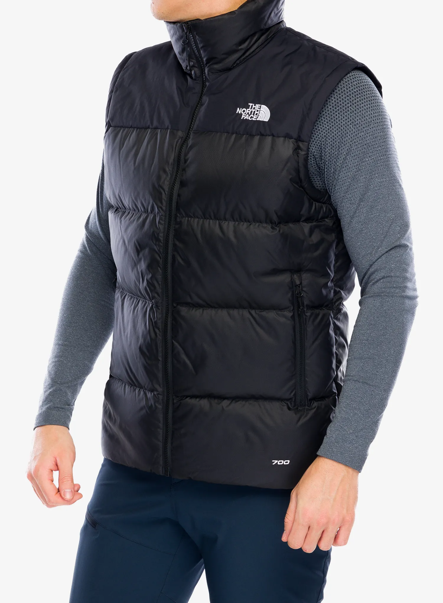 Kamizelka puchowa The North Face Diablo Down 2.0 Vest - tnf black heather/tnf black