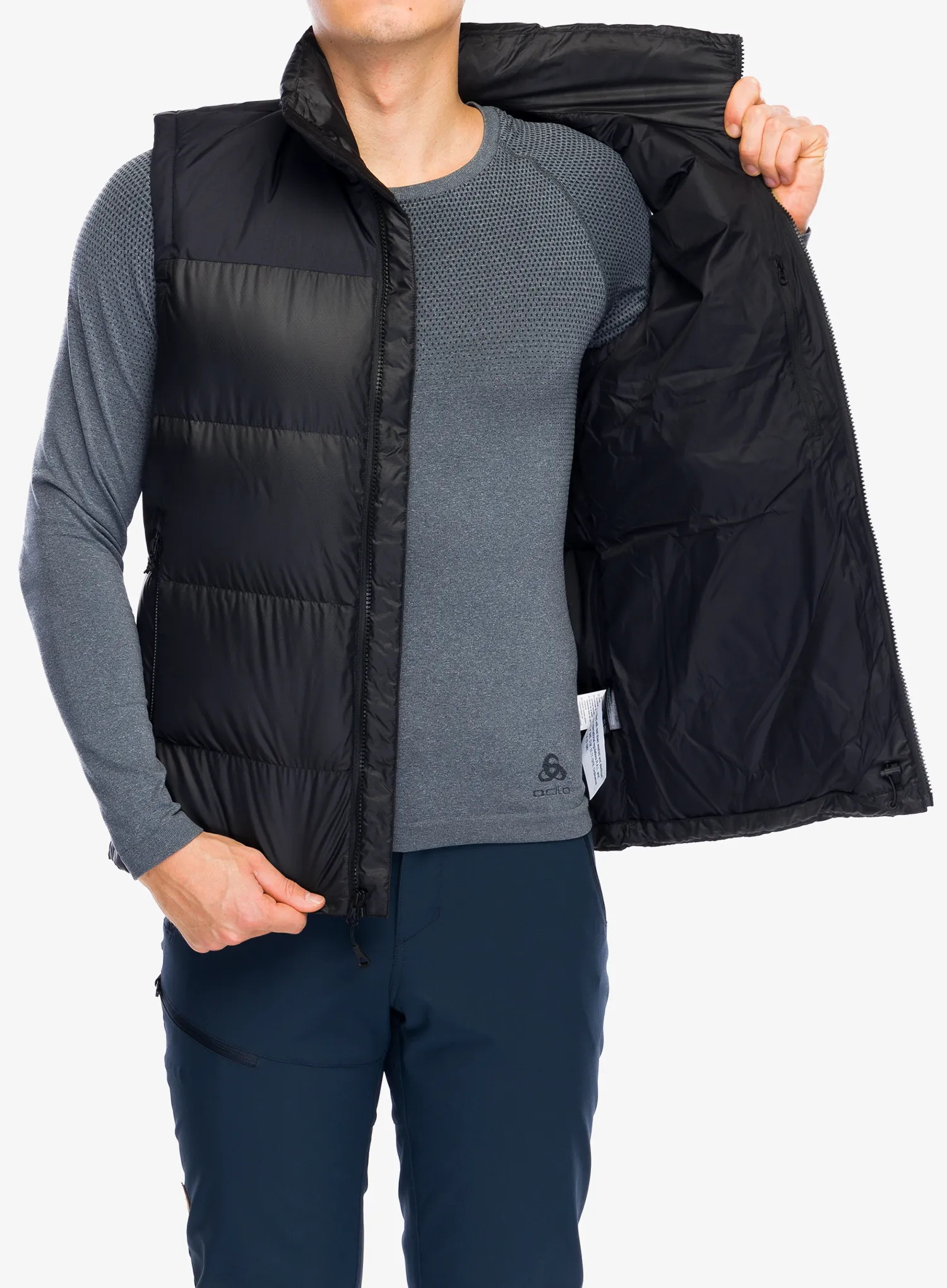 Kamizelka puchowa The North Face Diablo Down 2.0 Vest - tnf black heather/tnf black