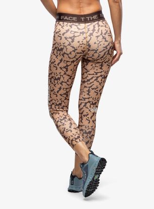 Legginsy damskie The North Face Flex Mid Rise Tight Graphic - almond butter