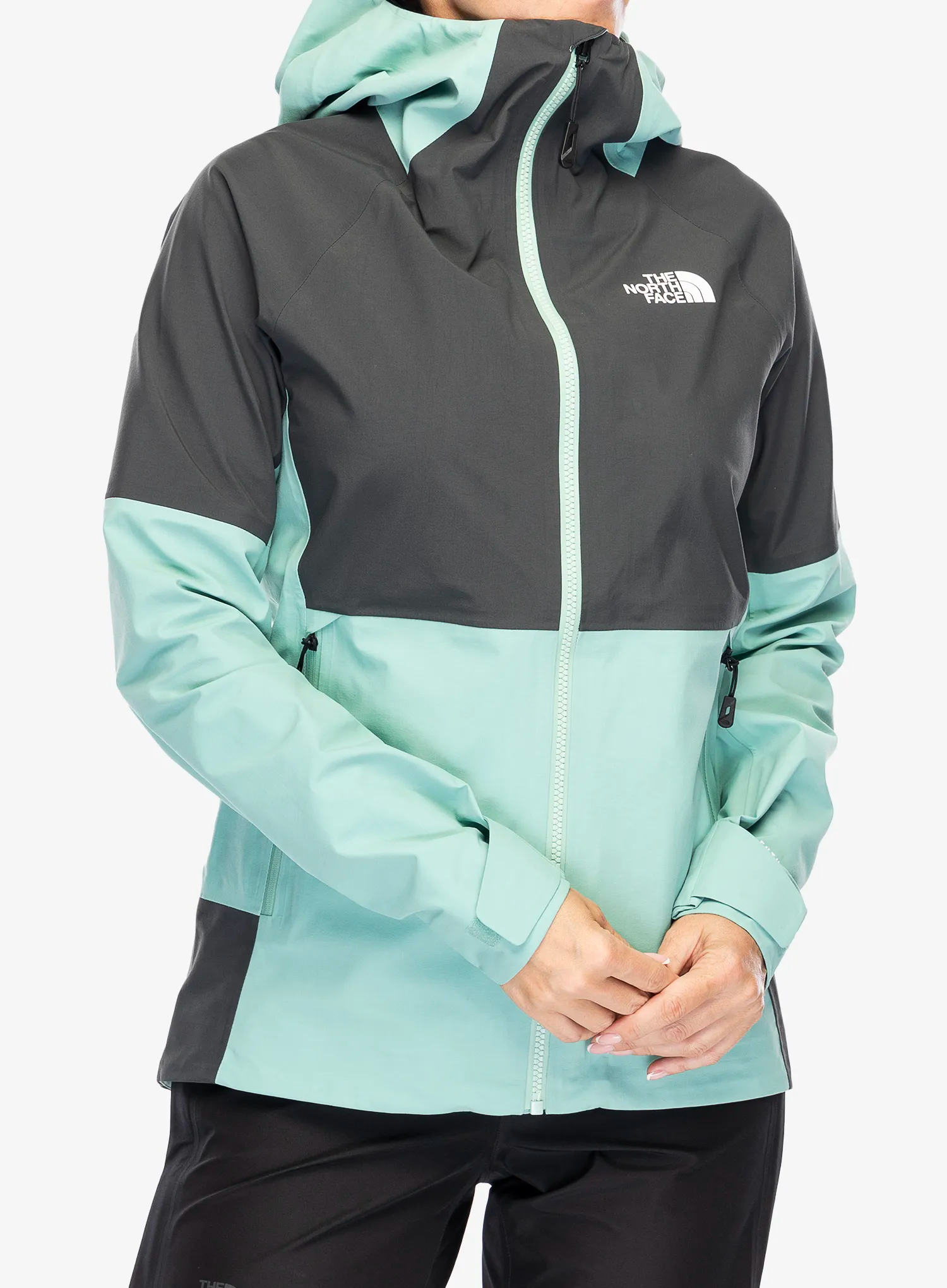 Kurtka w góry damska The North Face Jazzi FUTURELIGHT Jacket - wasabi/asphalt grey