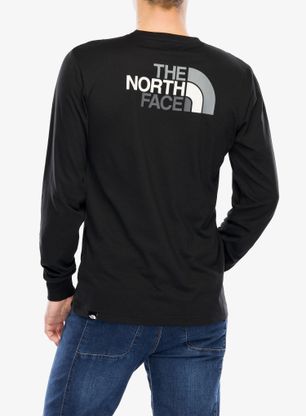Bluza bez kaptura The North Face L/S Easy Tee - tnf black