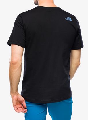 Koszulka z nadrukiem The North Face S/S Mountain Line Tee - tnf black