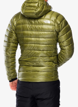 Kurtka puchowa The North Face Summit Breithorn Hoodie - forest olive