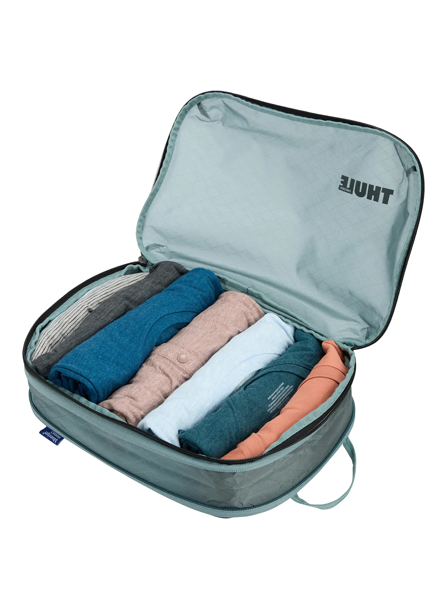 Organizer podróżny Thule Compression Packing Cube Medium - pond gray