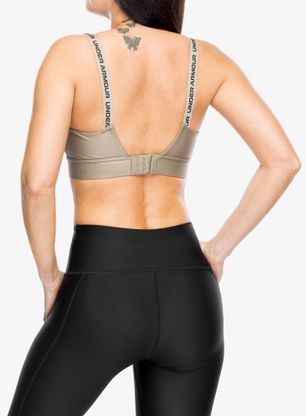 Biustonosz sportowy Under Armour Infinity 2.0 Mid Sports Bra - taupe dusk/black