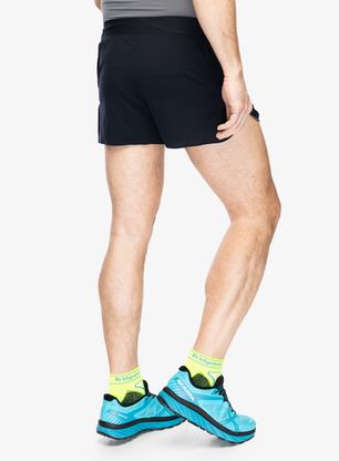 Spodenki do biegania Under Armour Lighter Than Air Short - black/lime surge