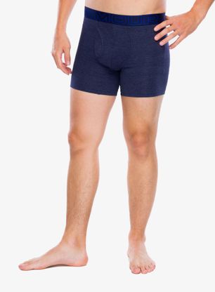 Bokserki termoaktywne Under Armour Performance Cotton 6 in 3-Pack Boxerjock - midnight navy/steel/castlerock