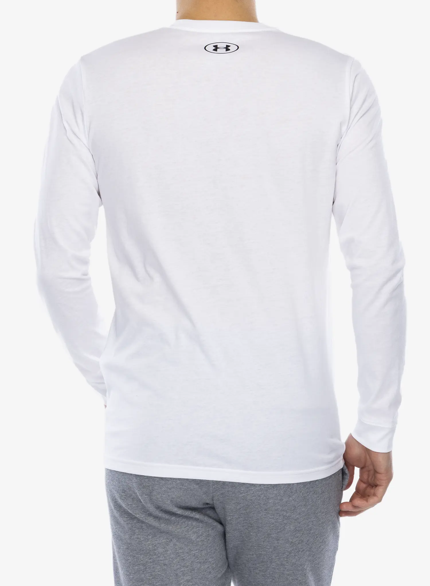 Koszulka z długim rękawem Under Armour Sportstyle Left Chest LS - white/black