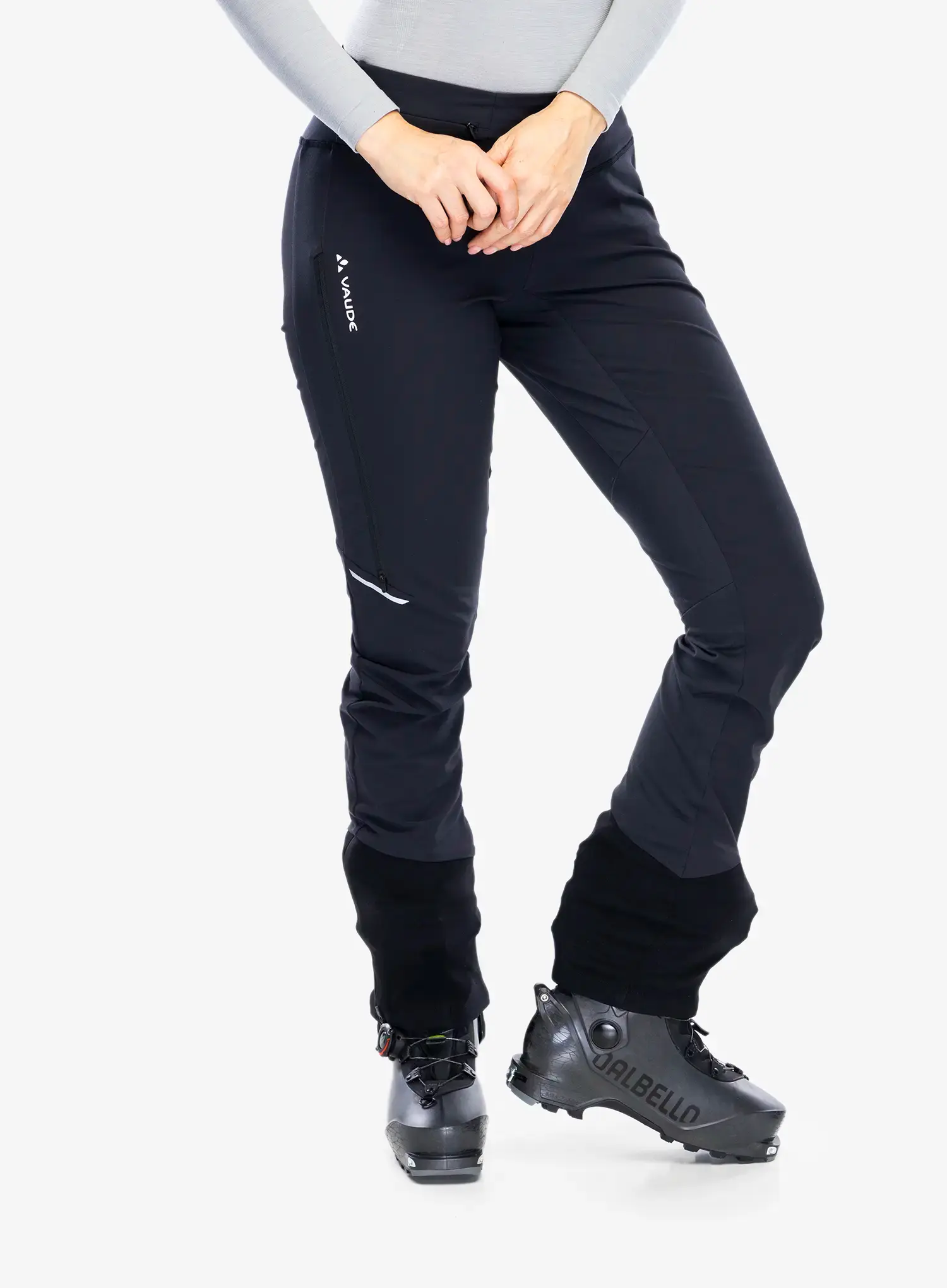 Spodnie softshell damskie Vaude Larice Light Pants III - black