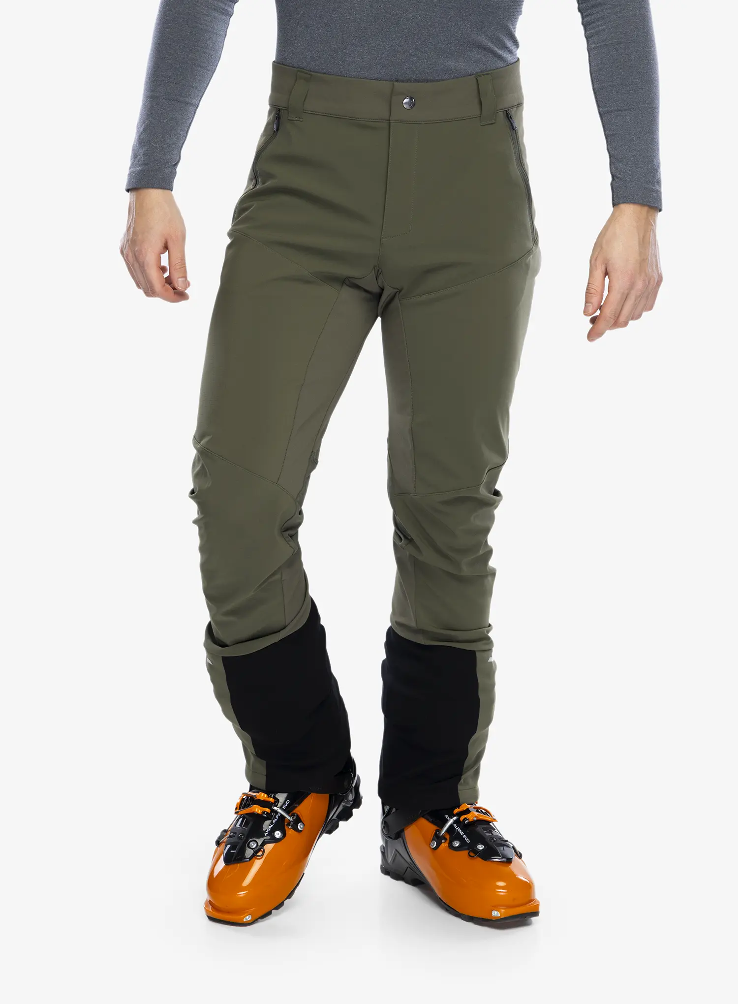 Spodnie softshell Vaude Larice Pants IV - khaki