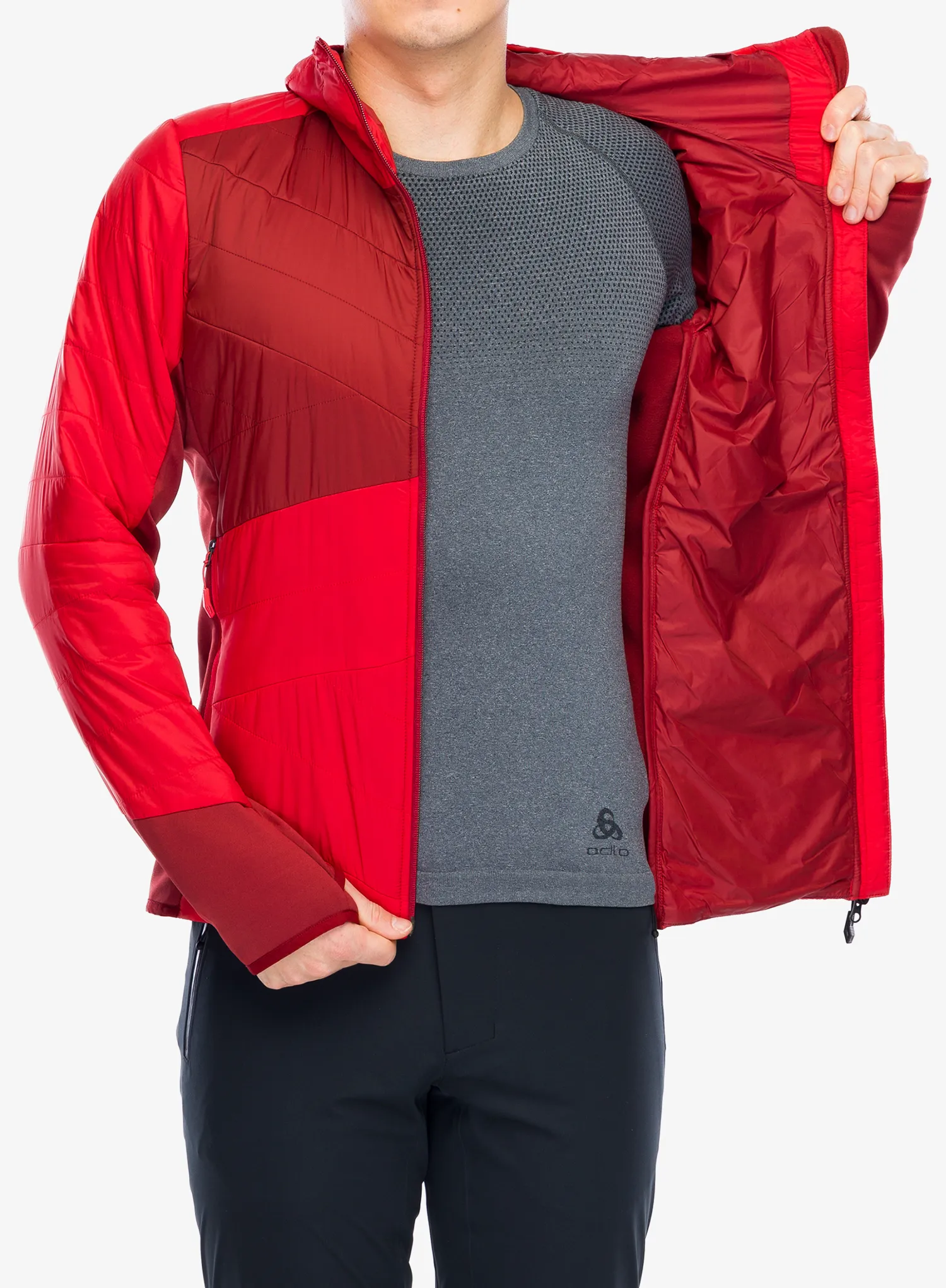 Kurtka ocieplana Vaude Sesvenna Jacket IV - red
