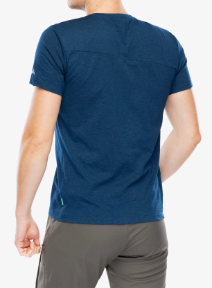 Koszulka szybkoschnąca Vaude Sveit Shirt - dark sea/dark sea