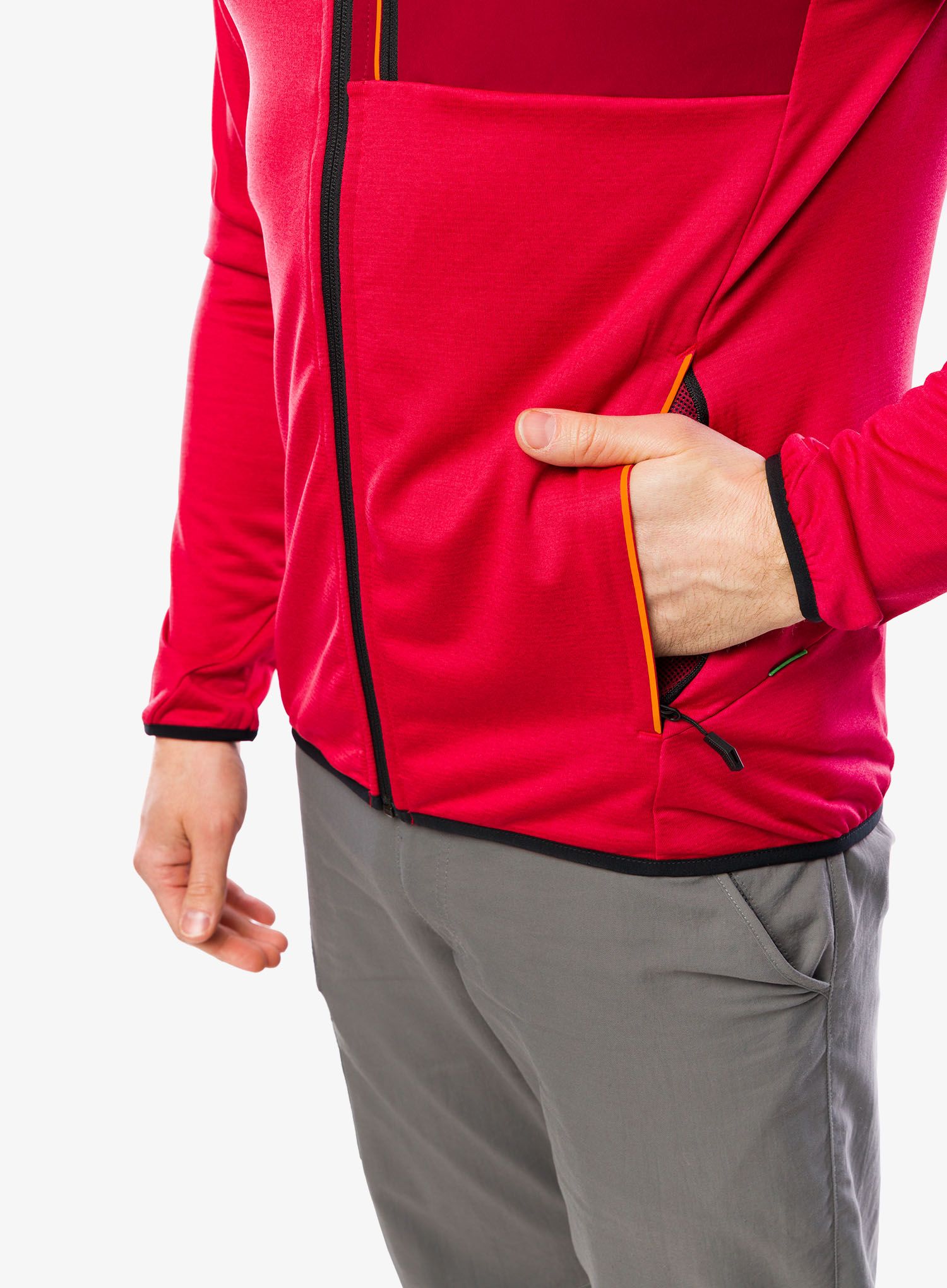 Bluza polarowa Vaude Tekoa Fleece Jacket II - red