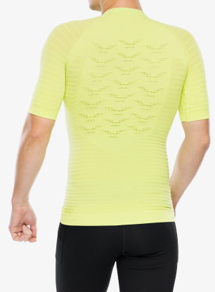 Koszulka męska X-Bionic Effektor 4.0 Run - effektor green/arctic white