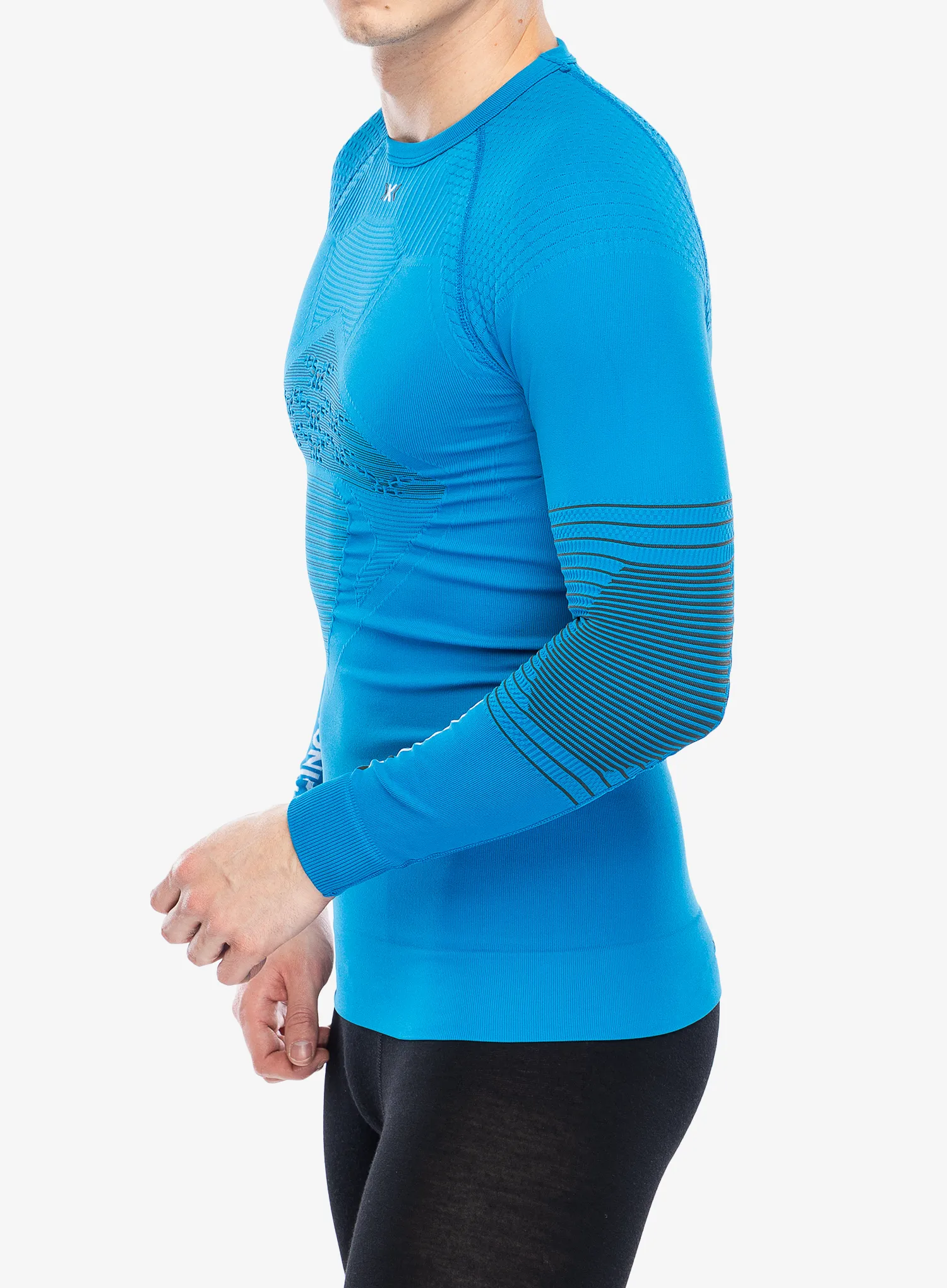 Bluza termoaktywna X-Bionic Energizer 4.0 Shirt Round Neck - blue/anth