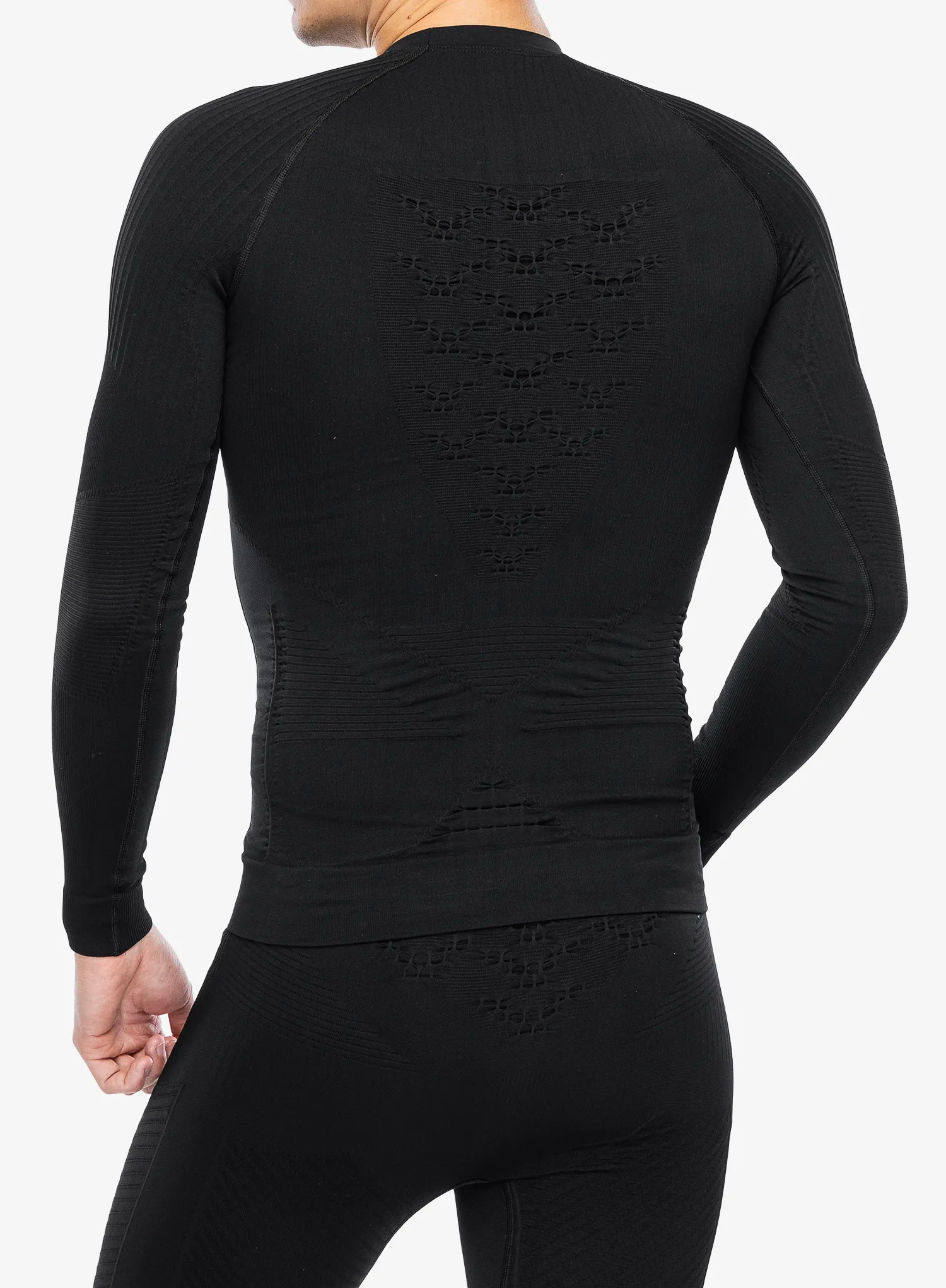 Bluza termoaktywna X-Bionic Energy Accumulator 4.0 Shirt Round Neck - opal black/arctic white