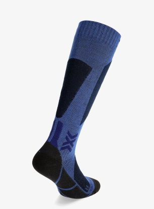 Skarpety dziecięce X-Socks Ski Discover OTC JR - blue blossom/marine