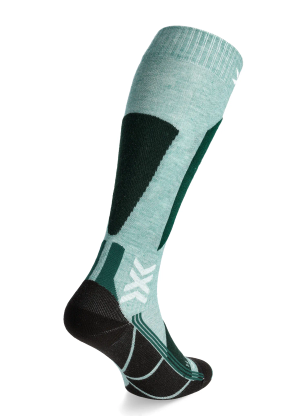 Skarpety narciarskie damskie X-Socks Ski Discover OTC - sage green/english lawn