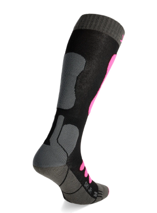 Skarpety dziecięce X-Socks Ski JR 4.0 - anthracite melange/magnolia