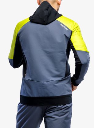 Kurtka hybrydowa Ziener Nikolo - bitter lemon/ombre