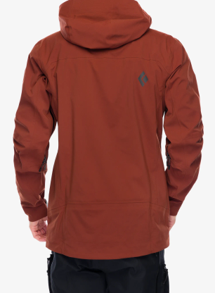 Kurtka narciarska Black Diamond Factor Shell - iron red