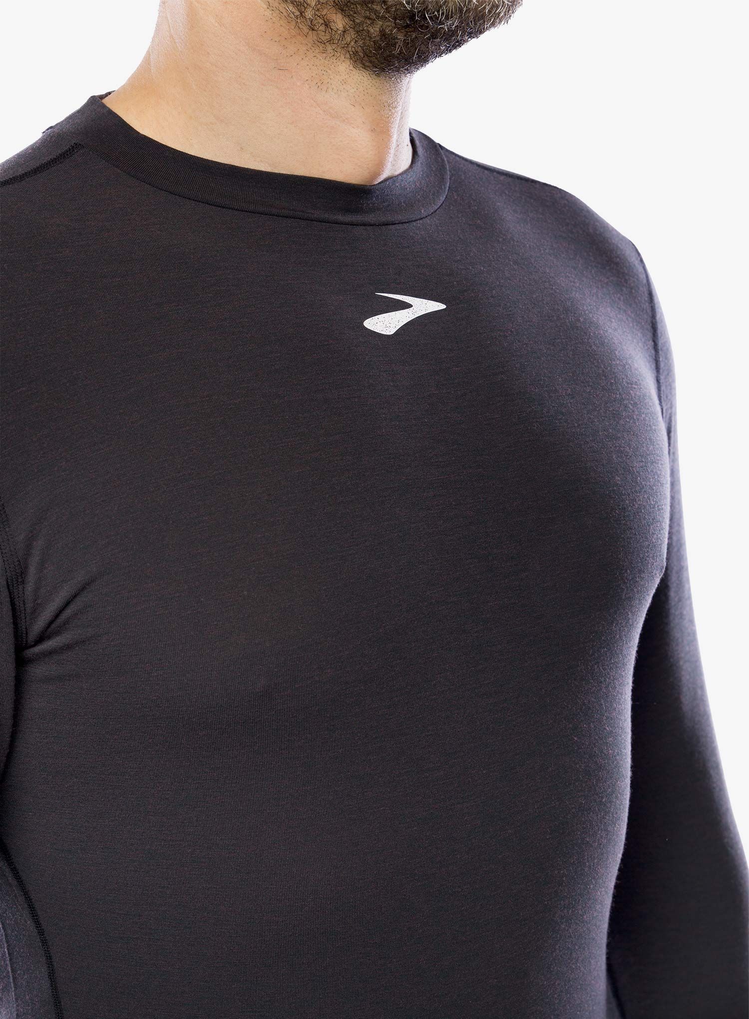 Bluza biegowa Brooks High Point Long Sleeve - black