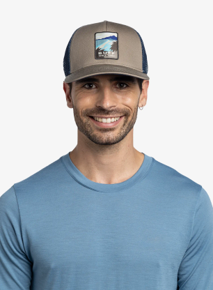 Czapka z daszkiem Buff Explore Trucker Cap - tundra khaki