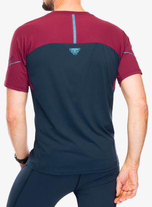 Koszulka szybkoschnąca Dynafit Alpine Pro S/S Tee - blueberry/burgundy