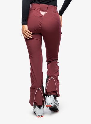 Spodnie skiturowe damskie Dynafit TLT Touring Dynastretch Pants - burgundy/pink