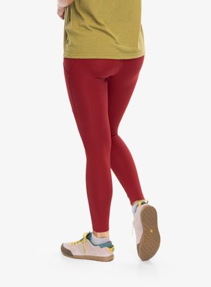 Legginsy Fjallraven Abisko Tights - pomegranate red