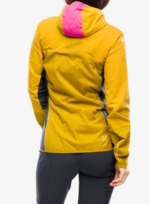 Kurtka ocieplana damska Haglofs L.I.M Alpha Hood - ultra pink/autumn leaves