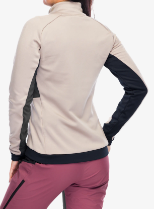 Bluza rozpinana damska Hannah Nela - goat/anthracite