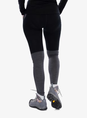 Legginsy damskie Icebreaker 200 ZoneKnit - black/jet hthr