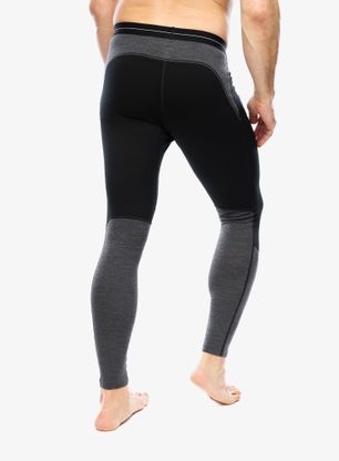 Getry termiczne Icebreaker Men 200 ZoneKnit Leggings - black/jet hthr/cb
