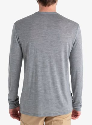 Koszulka z długim rękawem Icebreaker Merino 125 Cool-Lite Sphere III LS Tee - metro hthr