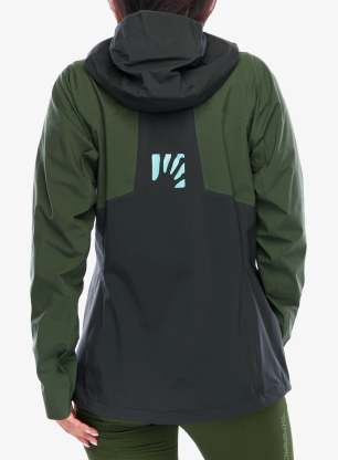 Kurtka damska Karpos Valsesia Shell Jacket - black sand/thyme