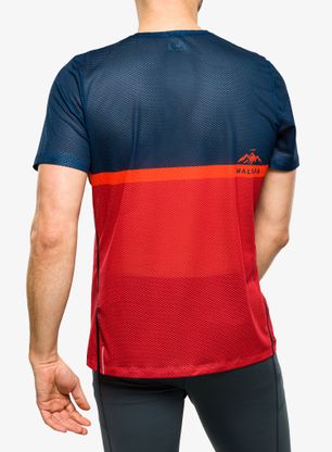 Koszulka do biegania Maloja Gordes 1/2 - midnight multi