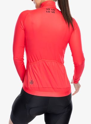 Bluza kolarska damska Maloja Ledro 1/1 - bright rose