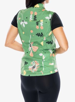 Kamizelka rowerowa damska Maloja SeisM. Printed Vest - pastel clover flora