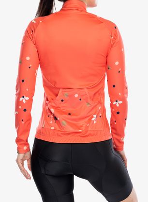 Bluza rowerowa damska Maloja Tenno 1/1 - cranberry