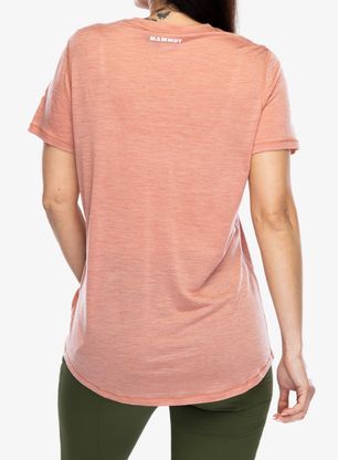 Koszulka merino damska Mammut Tree Wool FL T-Shirt - quartz dust melang