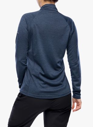 Bluza termoaktywna damska Montane Dart Zip Neck - eclipse blue