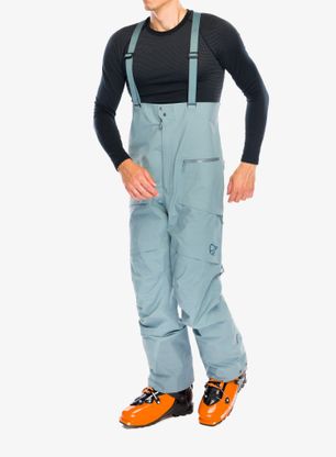 Spodnie z membraną Norrona More GORE-TEX Salopette - trooper