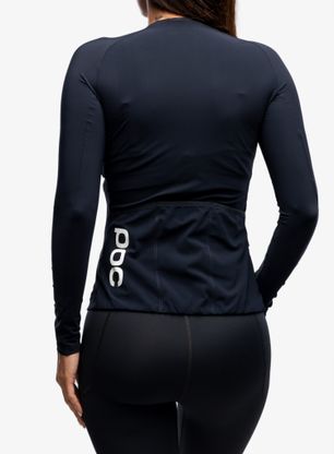 Bluza kolarska damska POC Essential Road Ws L/S Jersey - navy black