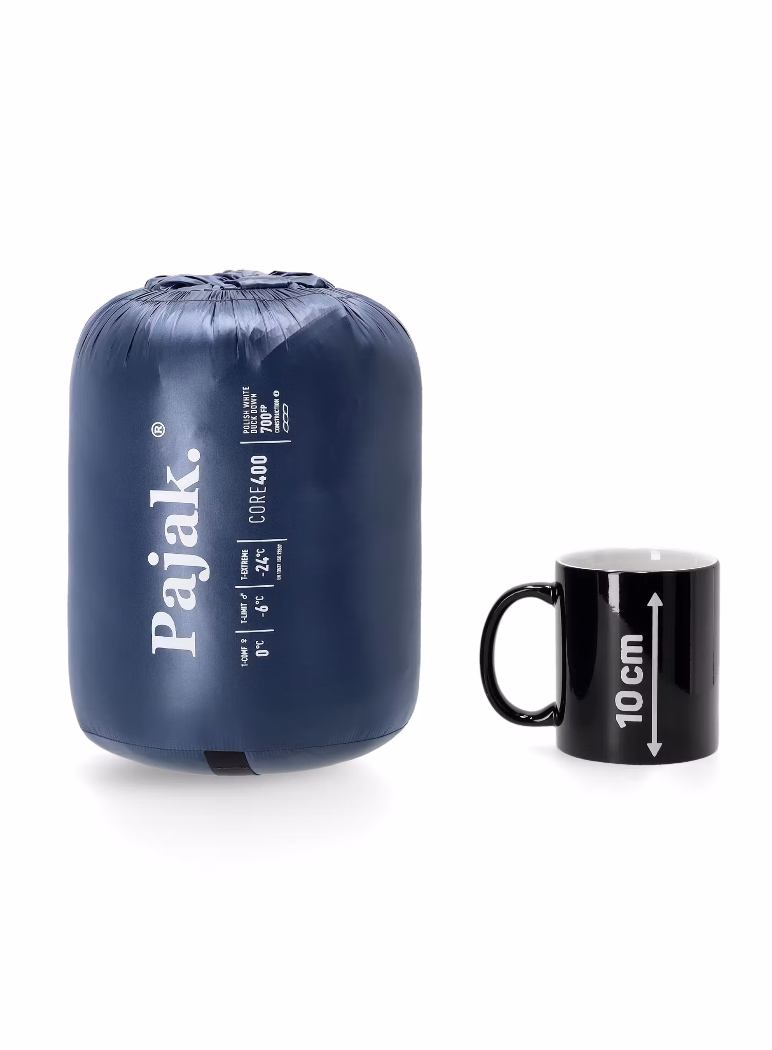 Śpiwór puchowy Pajak Core 400 (180 cm) - navy
