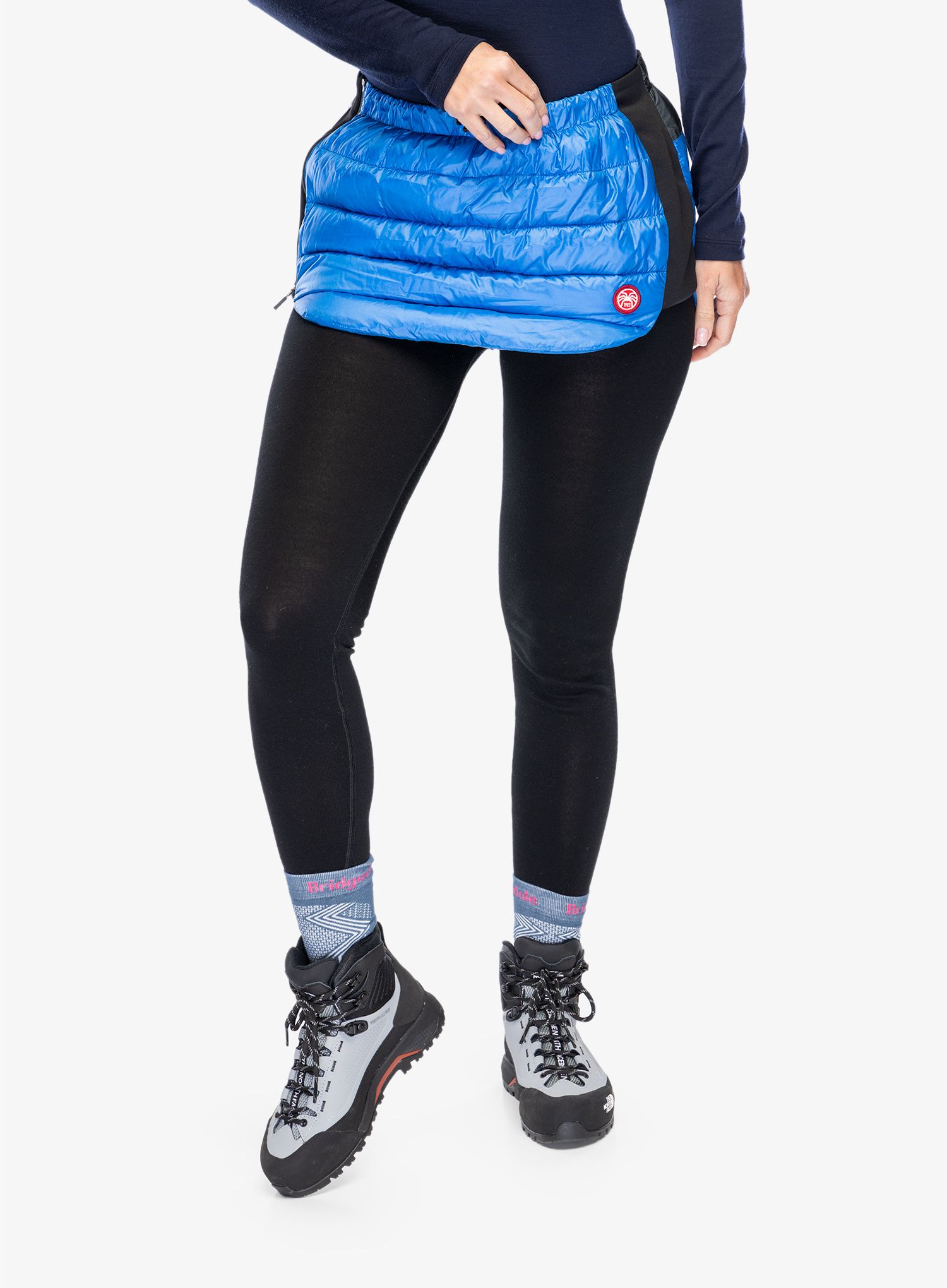 Spódnica ocieplana Pajak Mini Skirt - blue