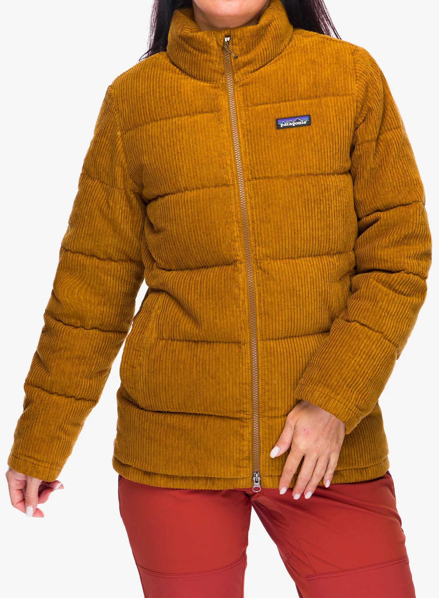 Dámská péřová bunda Patagonia Cord Fjord Coat - shelter brown