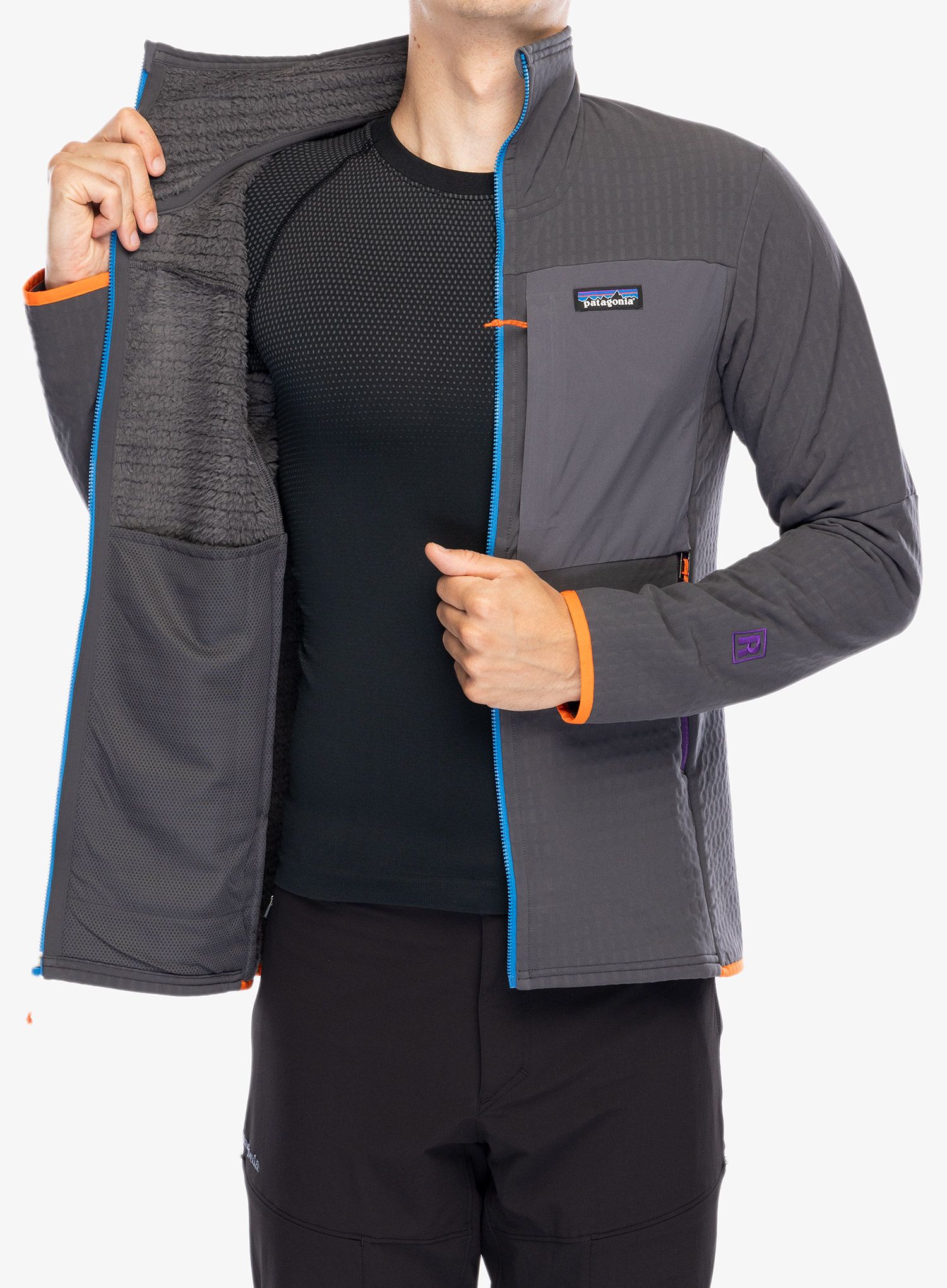 Kurtka softshell Patagonia R2 TechFace Jacket - forge grey