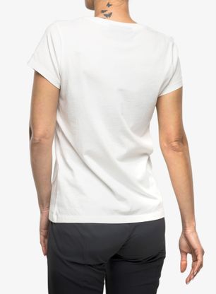 Koszulka z nadrukiem damska Peak Performance Original Tee - offwhite